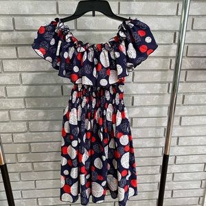 Off the shoulder flowy dress